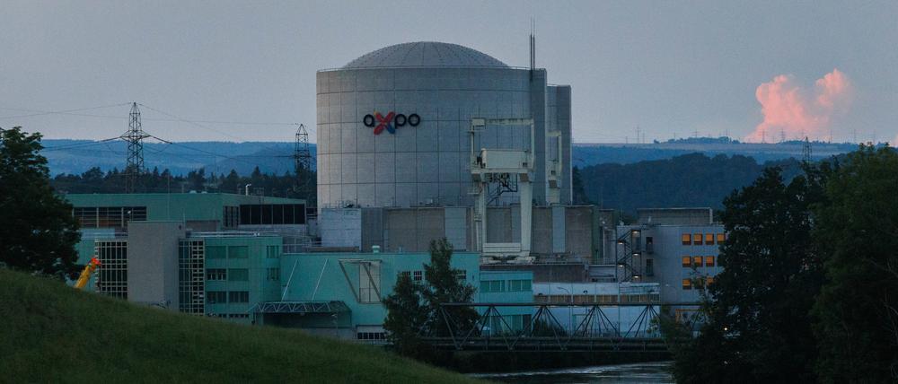 Das Atomkraftwerk Beznau steht im Fluss Aare auf einer künstlichen Insel (Archivbild).