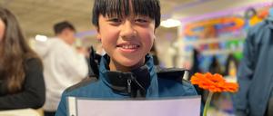 Der 12-jährige Nguyen Quoc Bao Tran ist ein Bezirksheld in Steglitz-Zehlendorf.