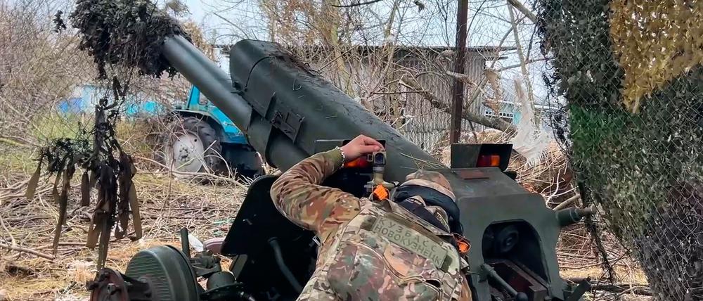 Russische Soldaten versuchen ukrainische Truppen aus der Region Kursk zu verdrängen. (Archivbild)