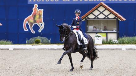Charlotte Dujardin bei einem Wettbewerb im Frühjahr.