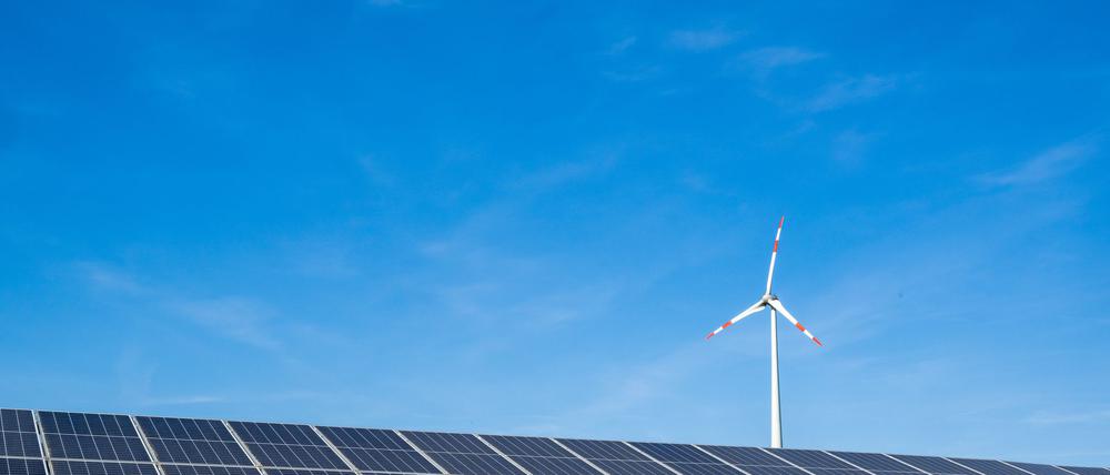 Die Stromerzeugung aus erneuerbaren Energiequellen stieg im dritten Quartal auf einen Rekordanteil (Archivbild).