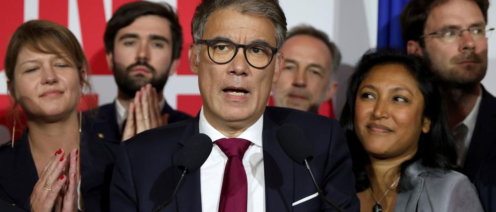 Olivier Faure, Erster Sekretär der Sozialistischen Partei, ist zu Gesprächen über eine Regierungsbildung bereit.