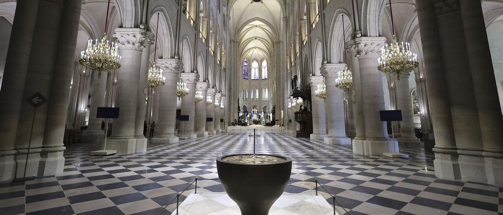 Die Kathedrale Notre-Dame de Paris erstrahlt in altem, neuem Glanz.