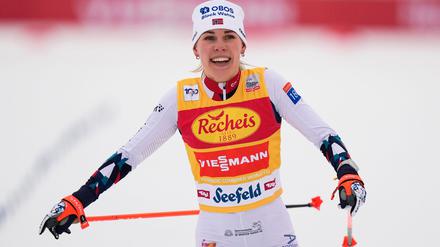 Sieg zum Start: Kombiniererin Ida Marie Hagen hat beim Saison-Auftakt gewonnen.