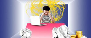 Was tun bei Auftragsflaute und Ideenlosigkeit? So kommen Sie mit psychologischen Problemen beim Freelancen klar.