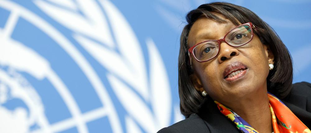 Matshidiso Moeti, die Afrika-Regionaldirektorin der Weltgesundheitsorganisation WHO (Archivbild)