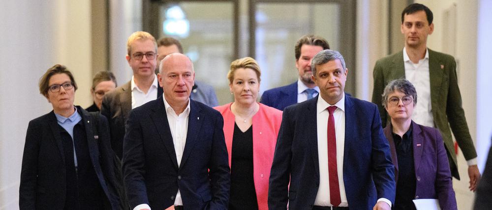 Berliner Koalition auf ihrem Weg.