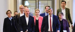 Berliner Koalition auf ihrem Weg. 