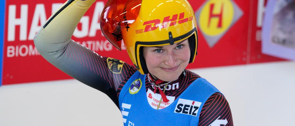 Rodlerin Julia Taubitz bemängelt das Fehlen einer Damen-Umkleide beim Weltcup in Innsbruck.