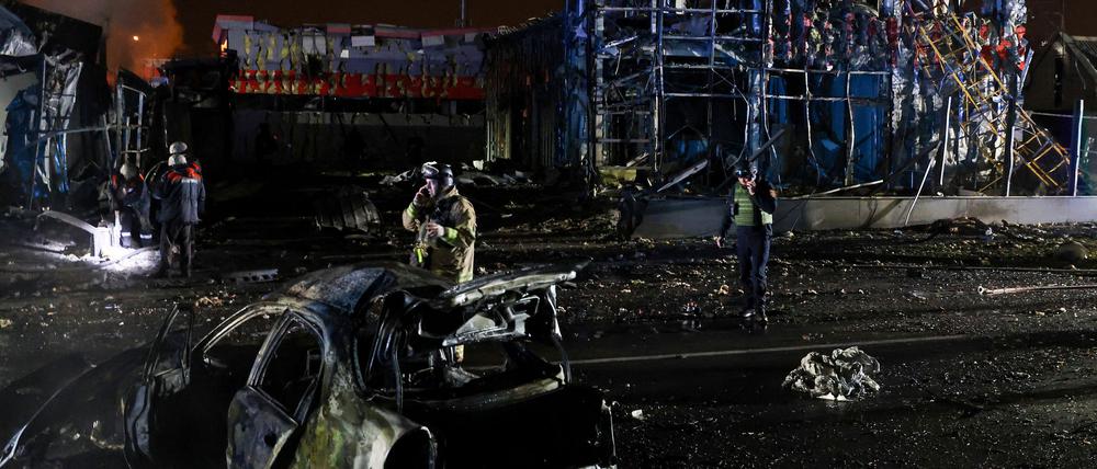 Die südostukrainische Großstadt Saporischschja wird immer wieder vom russischen Militär mit Gleitbomben angegriffen.