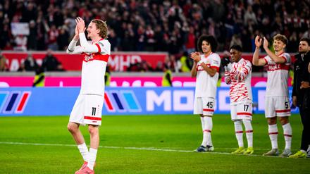 Nick Woltemade traf erstmals doppelt für den VfB Stuttgart.