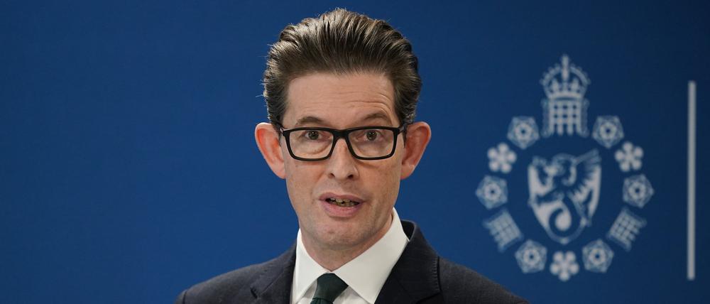 Ken McCallum, Generaldirektor des MI5, hält die jährliche Rede des Generaldirektors im Counter Terrorism Operations Centre (Archivbild).