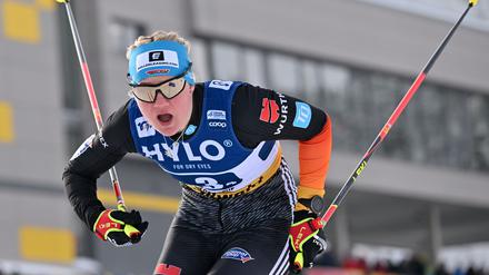 Victoria Carl wird im Sprint von Lillehammer Vierte.