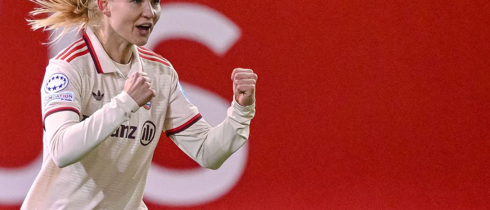 Die Münchnerinnen konnten dank Pernille Harder jubeln.
