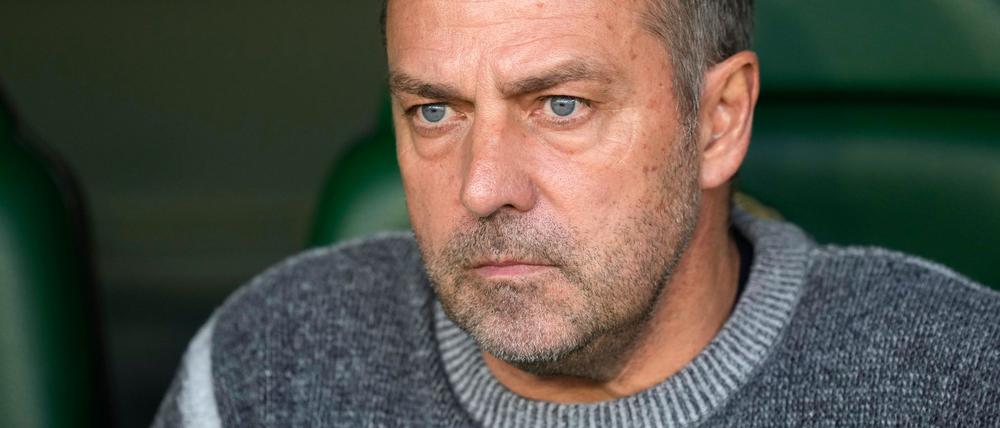 Sah die Rote Karte: Barcelona-Trainer Hansi Flick