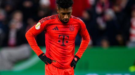 Kingsley Coman musste gegen Heidenheim verletzt raus.
