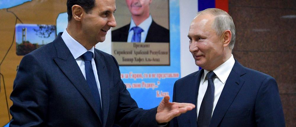 Jahrelang unterstützte Kremlchef Wladimir Putin den syrischen Machthaber Baschar al-Assad. (Archivbild)