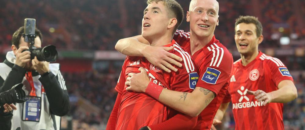 Fortuna Düsseldorf kann endlich wieder jubeln.