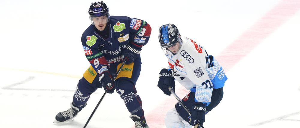 Ty Ronning (l.) ließ die Eisbären gleich dreimal jubeln.