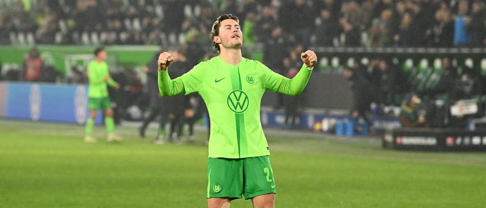 Jonas Wind traf spät zum Wolfsburger Sieg.
