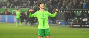 Jonas Wind traf spät zum Wolfsburger Sieg.