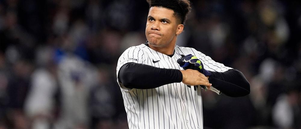 Muss sich um seine Finanzen wohl keine Sorgen machen: Baseball-Profi Juan Soto. (Archivbild)