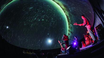 Intergalaktische Klänge Bei den Konzerten im Zeiss-Großplanetarium