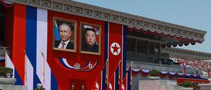 Staatsbesuch im Juni: Nordkoreas Diktator Kim Jong Un empfängt Kremlchef Wladimir Putin.