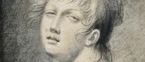 Jean-Baptiste Greuze, attr, (1725-1805) Femme en extase.