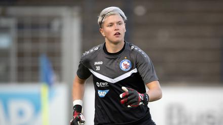 Lief nicht so. Potsdams Torhüterin Vanessa Fischer. 