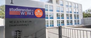 Blick auf das neu eröffnete Studentenwohnheim des Studierendenwerks Berlin. 