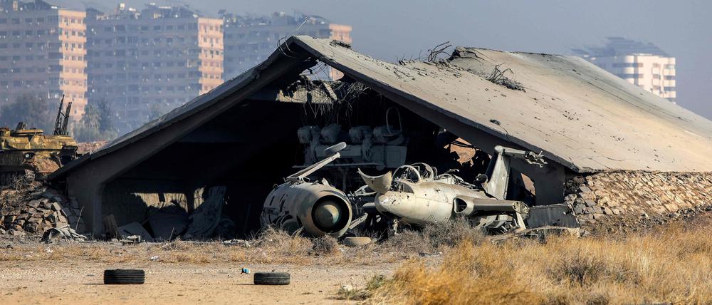 Israel bombardierte am Montag Gebiete in Syrien, hier ein mutmaßliches Waffenlager nahe der Hauptstadt Damaskus. 