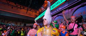Die Darts-WM findet traditionellerweise im Ally Pally statt - noch.