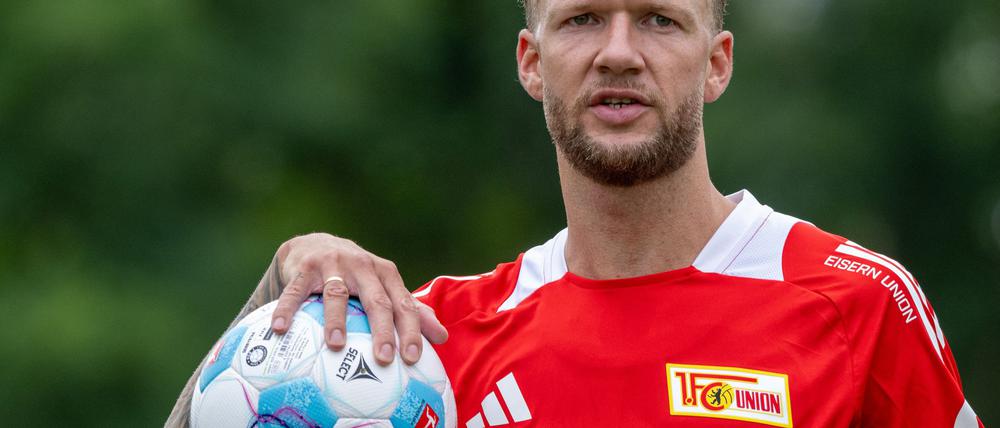 Kevin Vogt ist bei Union Berlin zurück im Mannschaftstraining.