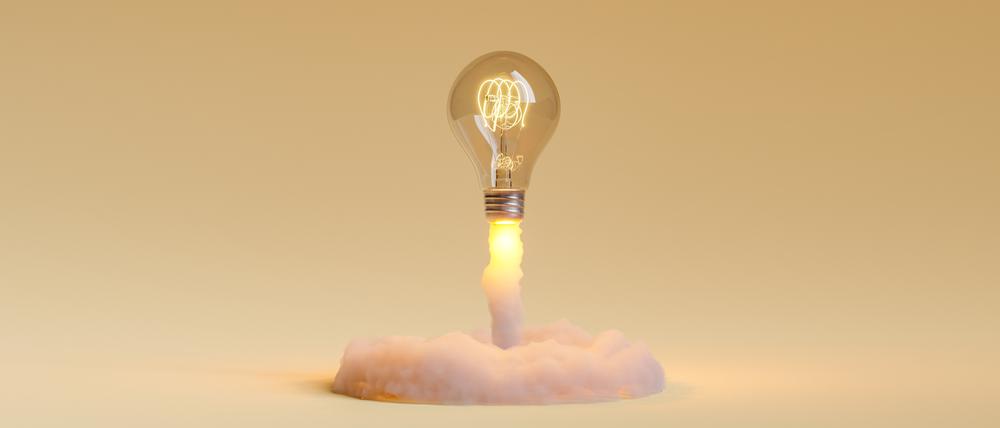 Eine Glühbirne hebt wie eine Rakete ab. Die Geschichten über die Nobelpreisträger zeigen, wie überraschend der Weg zur Genialität sein kann.