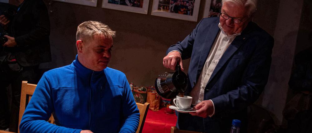 Einen Kaffee vom Bundespräsidenten gibt es nicht alle Tage.