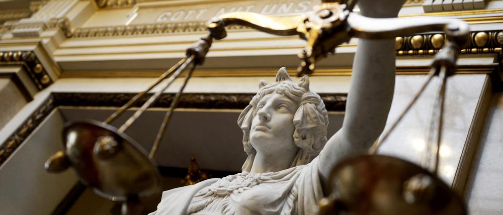 Göttin Justitia.