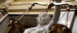 Göttin Justitia.