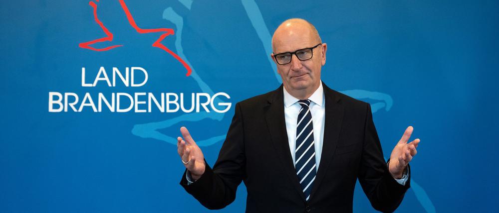 Brandenburgs SPD-Ministerpräsident Dietmar Woidke stellt sich im Landtag zur Wiederwahl.