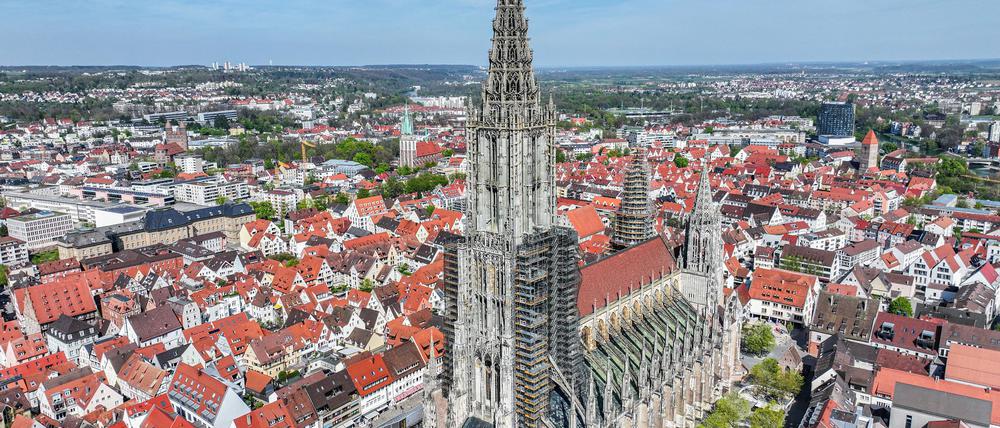 Bye bye Titel: Bald hat Ulm nicht mehr den höchsten Kirchturm der Welt. (Archivbild)