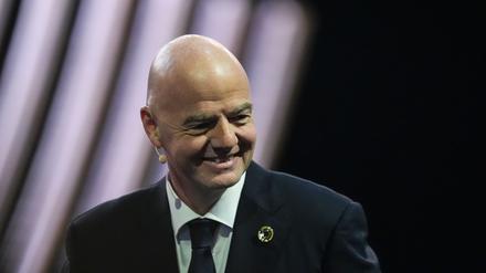 FIFA-Präsident Gianni Infantino ist sich bei Saudi-Arabien sicher.