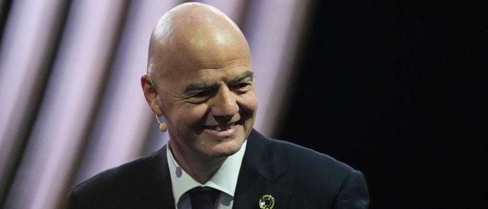FIFA-Präsident Gianni Infantino ist sich bei Saudi-Arabien sicher.