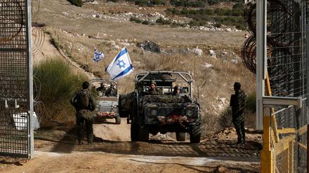 Israelische Soldaten operieren auf syrischem Territorium.