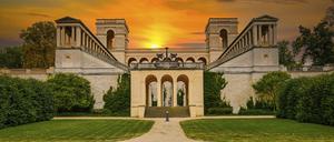 Das Belvedere auf dem Pfingstberg in Potsdam mit seinem Park ist Setting eines Neujahrskonzertes.