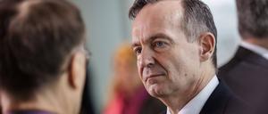Volker Wissing FDP, Bundesminister fuer Verkehr und Digitales, aufgenommen im Rahmen der Kabinettssitzung in Berlin, 11.12.2024.