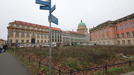 Steuben Platz am Landtagsschloss in Potsdam