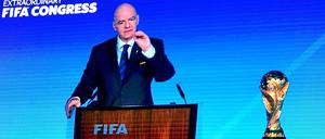 Der Staat bin ich. Infantino bei seiner Show.
