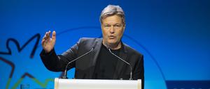 Robert Habeck (Bündnis 90/Die Grünen), Bundesminister für Wirtschaft und Klimaschutz, bei einer Veranstaltung der Deutschen Industrie- und Handelskammer am 9. Dezember.