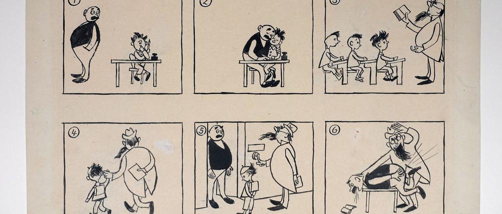 Der erste „Vater und Sohn“-Comic.