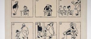 Der erste „Vater und Sohn“-Comic.